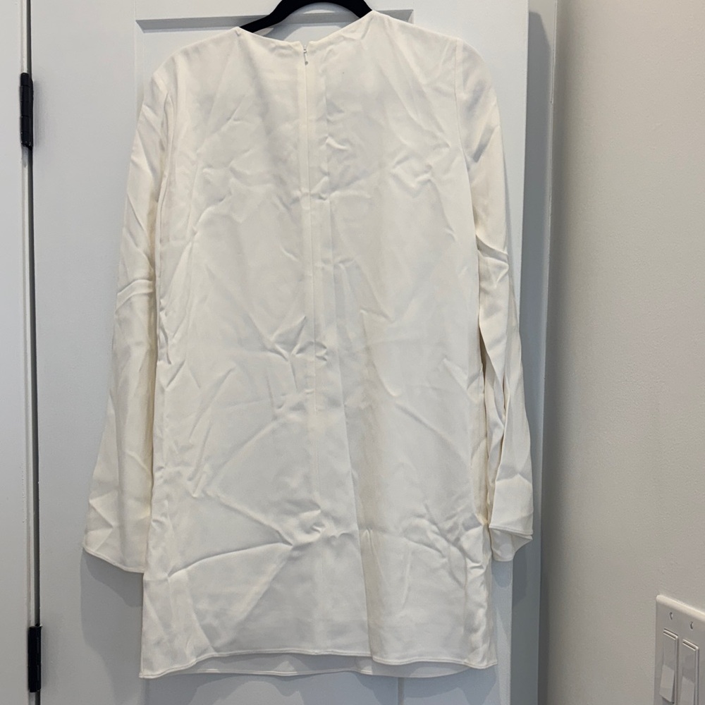 Worth Ivory Dress with Metallic Accents - Picture 5 of 6